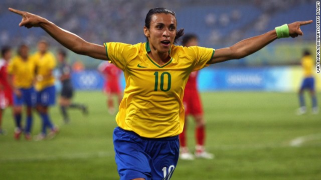 Legendary Marta sets Olympic Record in 5-0 Win against China