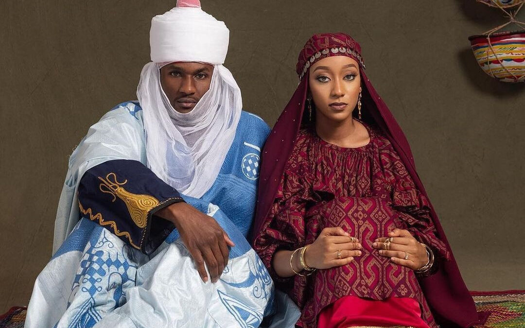 Princess Zahra Ado Bayero and Yusuf Buhari Release a Pre-wedding Photos