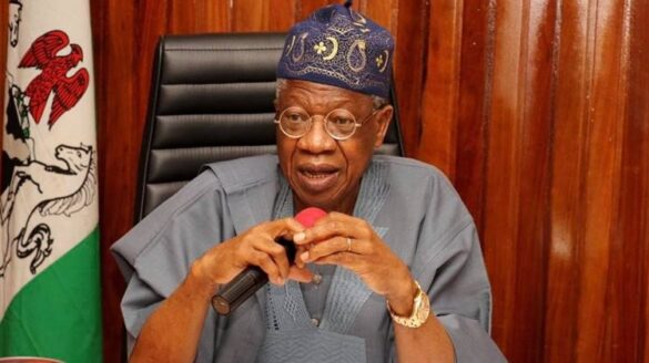 Alhaji Lai Mohammed in an interview