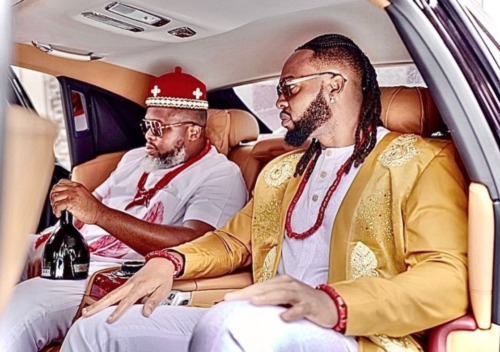 Larry Gaaga Features Flavour, Theresa Onuorah and Phyno on new video for, ‘Egedege’ (Video)