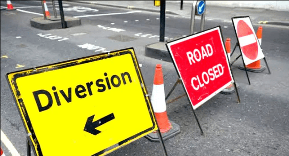 Marina Road Is Closed Down For Railway Project By Lagos Govt