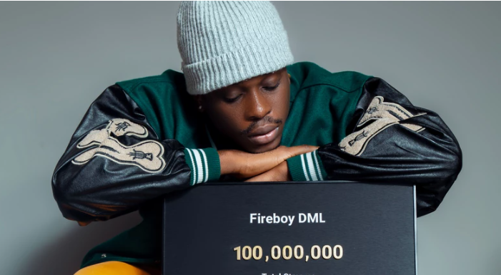Fireboy Has Surpassed 100 Million Streams On Boomplay