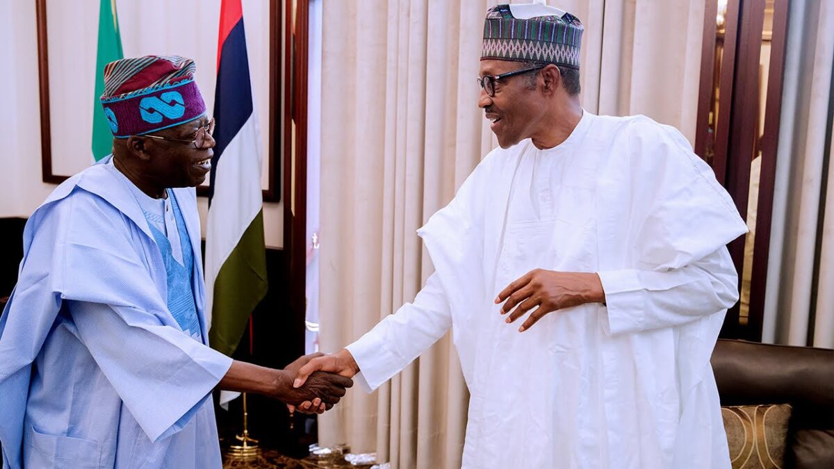 Buhari Welcomes APC Presidential Candidate Bola Tinubu At Aso Villa