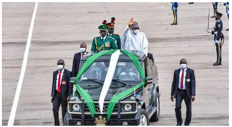 Buhari Visits Ebonyi Under Tight Security