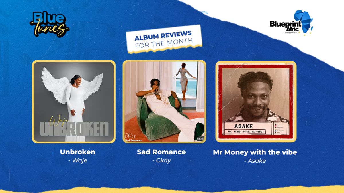 #BlueTunes: Asake, Ckay, Waje Top Album Picks For September