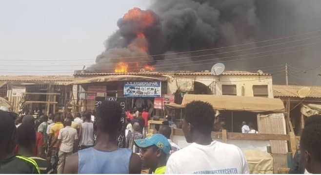 Fire Guts Warehouse, Destroys Over N50m Goods In Aba