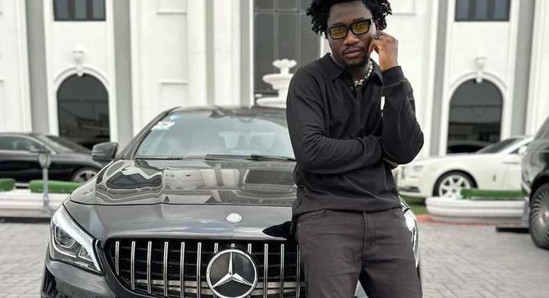 Comedian Nasboi Arquires A New Mercedes Benz