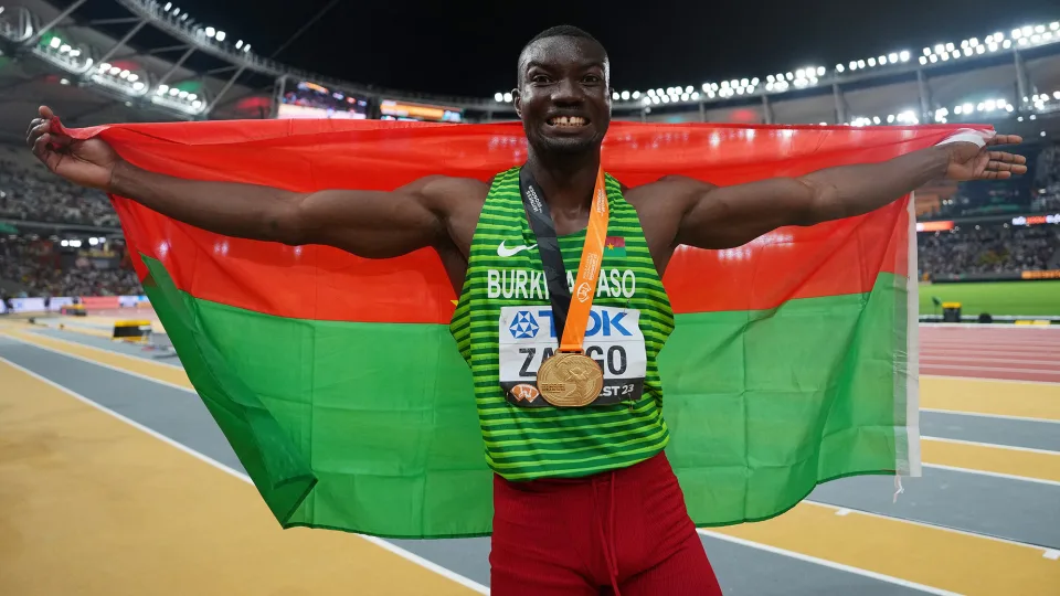 Burkina Faso’s Hugues Fabrice Zango Wins First African Gold Medal In Triple Jump