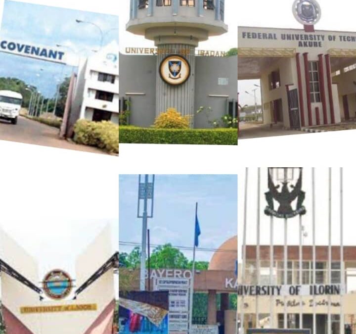 Covenant, UI, FUTA Emerge as Top Three Universities in Nigeria